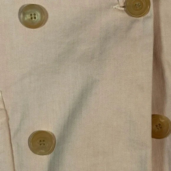 Frank & Eileen Belfast Pink Cotton Blend Double Breasted Blazer Jacket Womens S - Picture 6 of 12